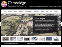 Tablet Screenshot of cambridge-biomedical.com